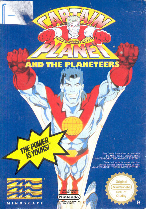 Captain Planet and the Planeteers (Europe) box art